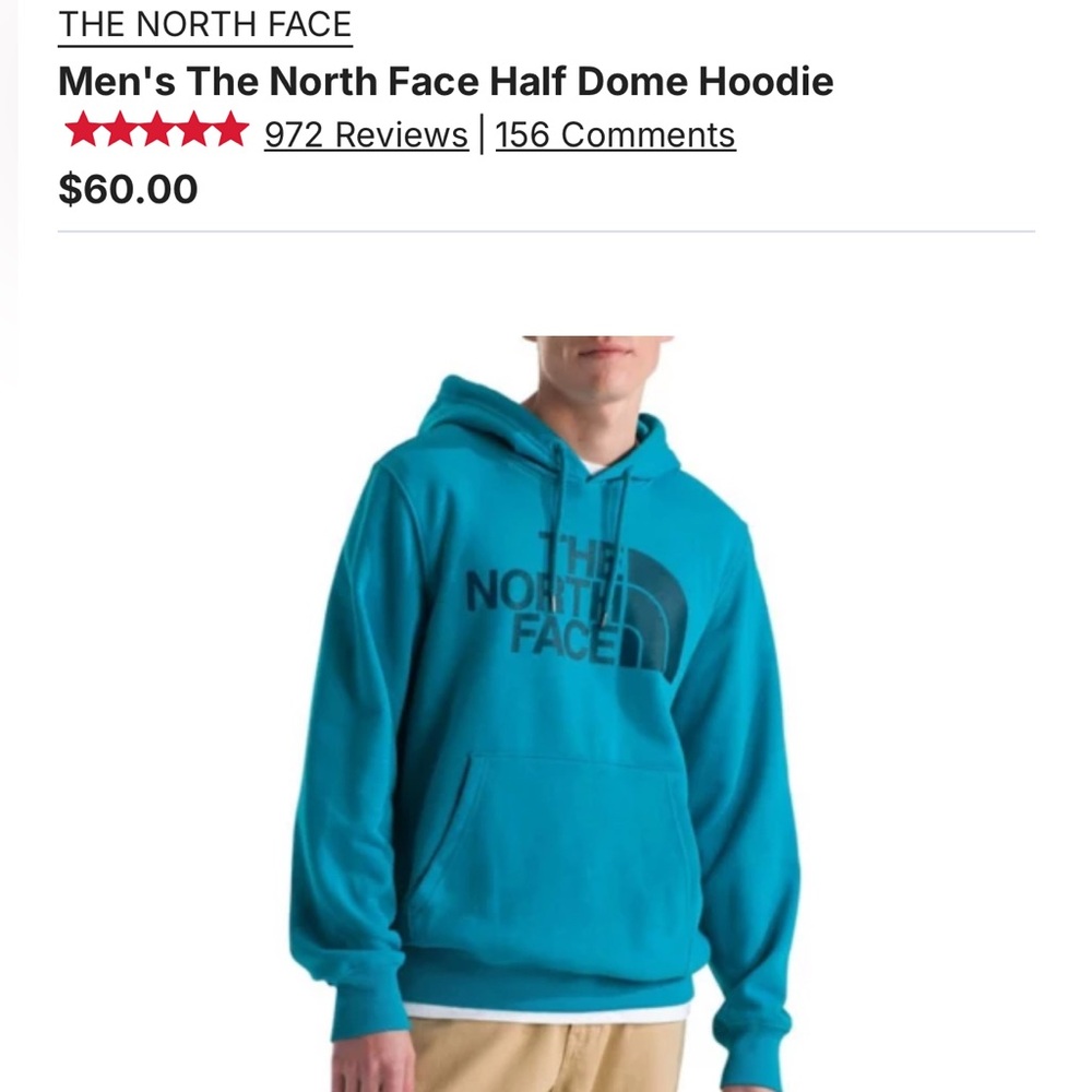 Men’s North Face Hoodie - size Small
